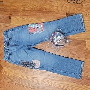 Straight crop jeans 0P